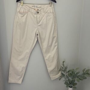 GAP Slim City Cropped Khakis‎ Size 8R Beige